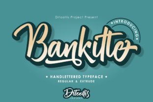 Bankitte: A Playful Font for Professional Branding