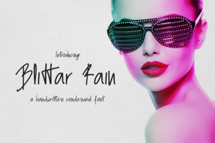 Blittar Rain: A Modern Script Font