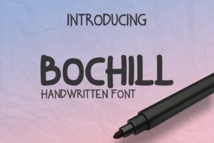 Bochill Font: Sweet Script for Editorial Design