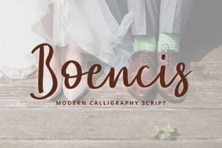 Boencis: A Luxurious Script Font