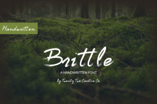 Brittle: A Font That Echoes Nature