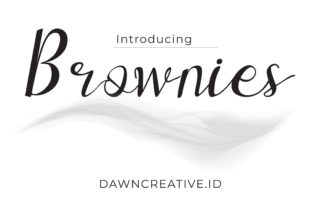 Brownies: A Sweet Script Font