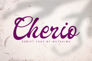 Cherio Font: Elegant Script for Creative Projects