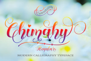 Chimahy Regular: A Script Font for Web Design