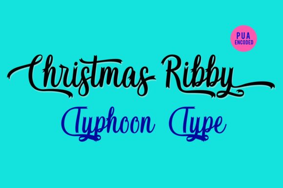 Christmas Ribby Font for Creative Marketing
