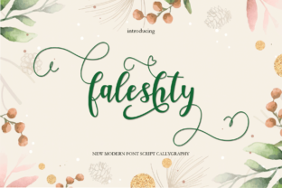Faleshty Font: Playful Script for Editorial Design
