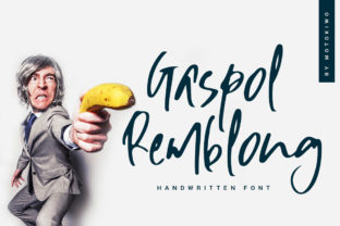 Gaspol Remblong: A Script Font for Creative Campaigns