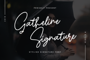 Gatheline: A Script Typeface for Impactful Design