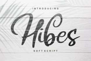 Hibes: A Vibrant Script Font for Crafters