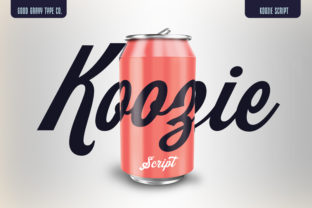 Koozie: A Vintage Brush Script Font