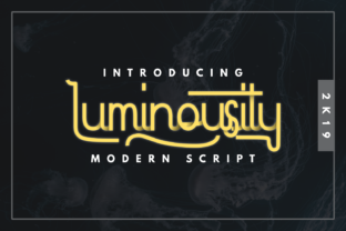 Luminousity: A Creative Font for Makers
