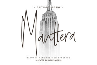Manterra: A Handwritten Font for Real Campaigns