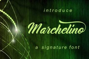 Marchelino Font: Elegant Script for Craft Projects