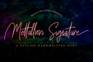 Mettallion: A Stylish Handwritten Font