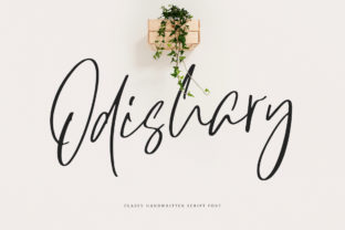Odishary: A Classy Script Font