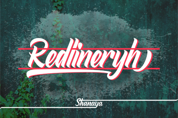 Redlineryh: A Bold Script for Editorial Design
