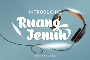 Ruang Jenuh: A Handwritten Font for Modern Marketing