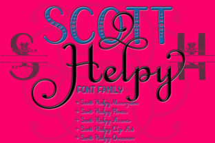 Scott Helpy Family: A Stylish Script for Branding