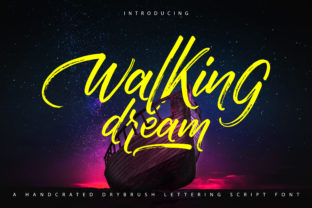 Walking Dream Font for Web Design