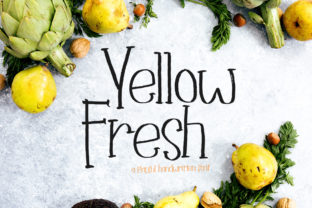 Yellow Fresh: A Bright Font for Business Branding