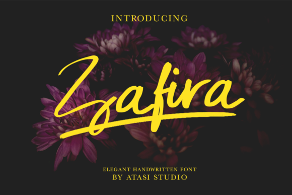 Zafira: A Script Font for Web Design
